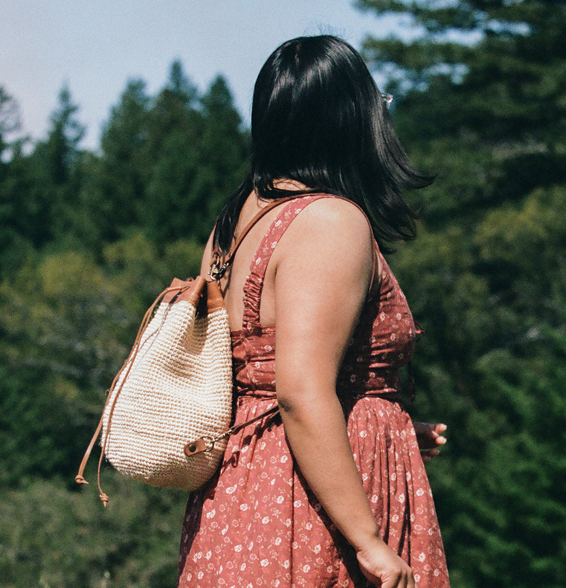 Transito Woven Mini Backpack | Natural Minga
