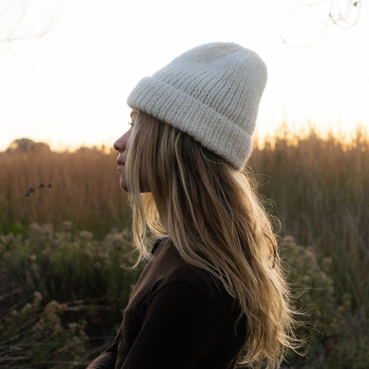 Alpaca Beanie - Solid Minga