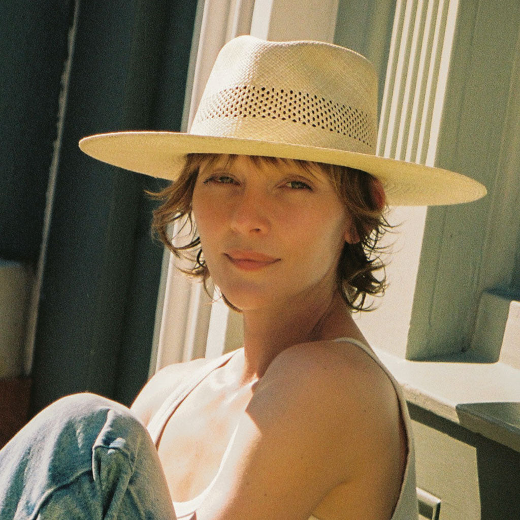 Ventana Ranchera Straw Hat Made by Minga