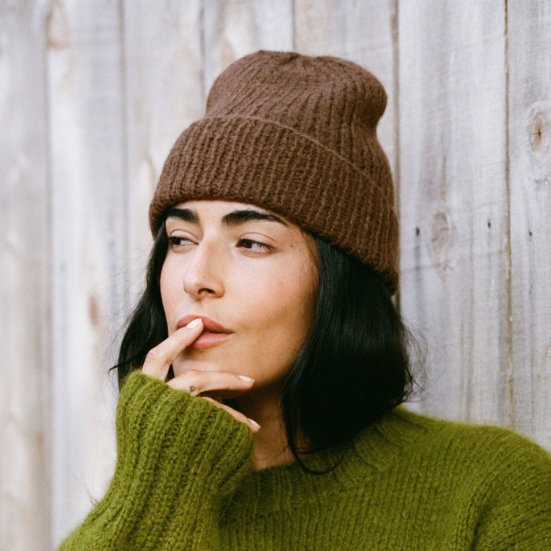 Alpaca Beanie - Solid Minga