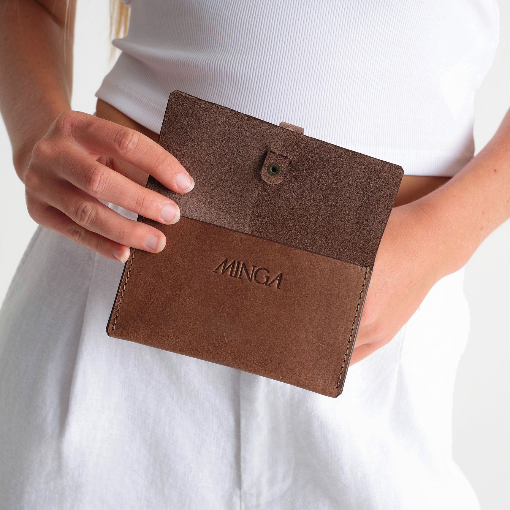 Leather Wrap Wallet Minga