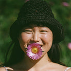 Summer Bucket Hat - Open Net Black Minga