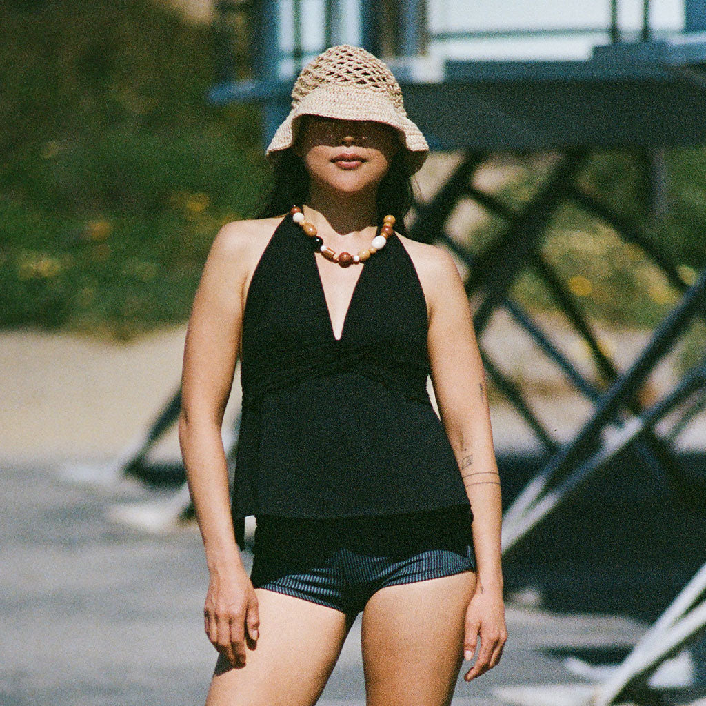 Summer Bucket Hat - Open Net Natural Minga