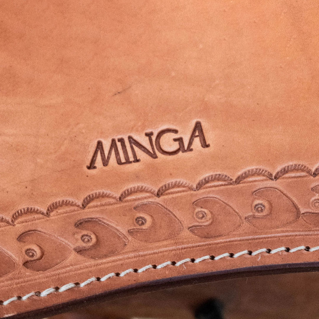 [WS] Handmade Leather Stool Minga