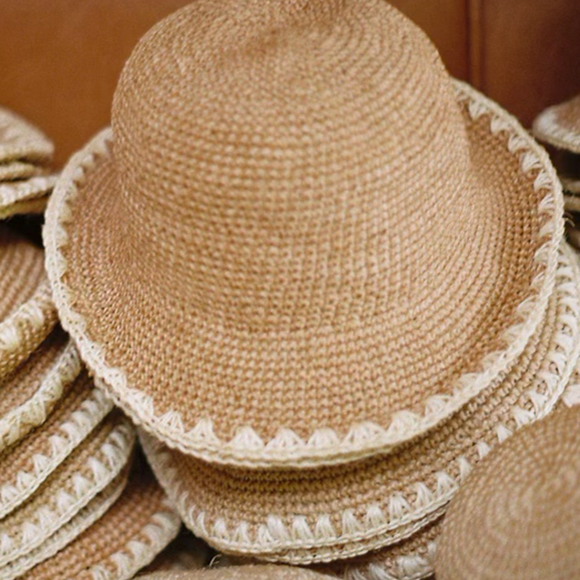 Made by Minga, Unisex Crochet Bucket Hat, Handmade