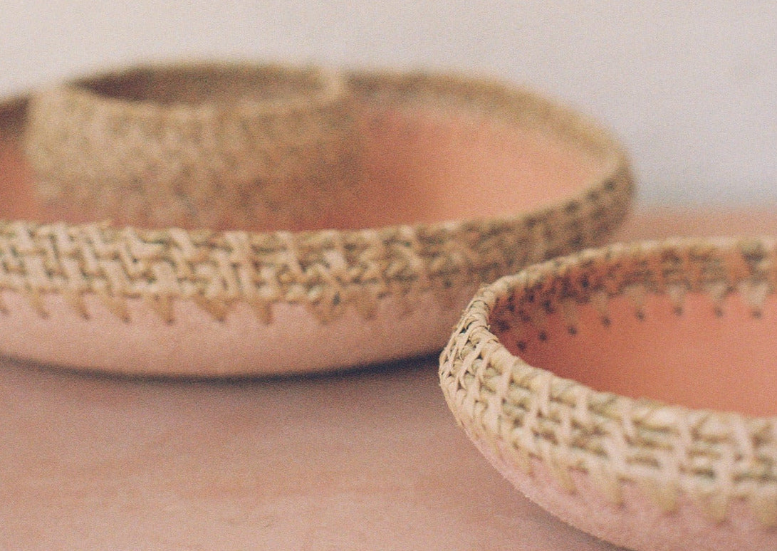 Seagrass Bowls Olive n' Suede