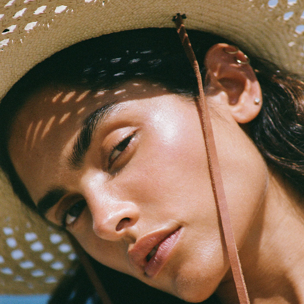 La Ranchera Cut-Out Straw Hat Made by Minga
