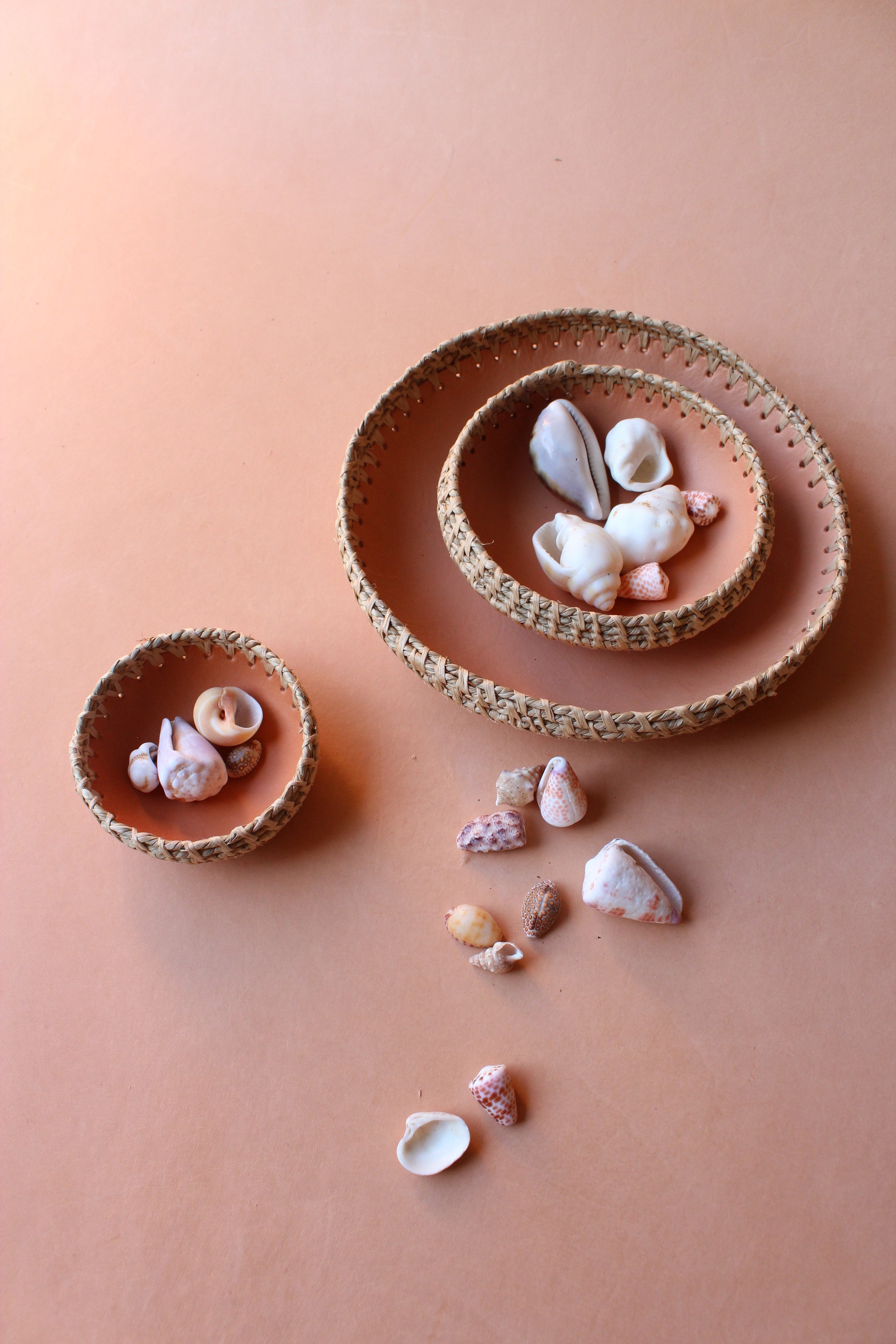 Seagrass Bowls Olive n' Suede