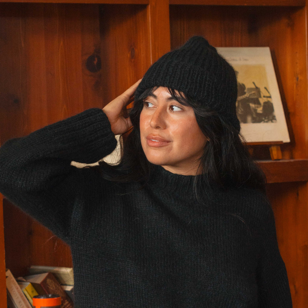 Baby Alpaca Beanie - Solid Minga