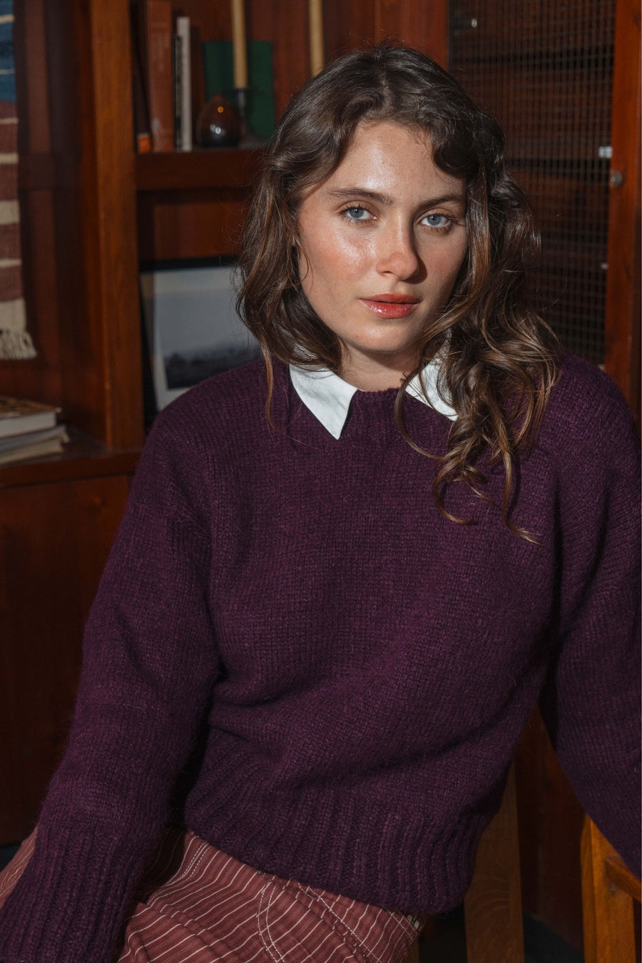 Alissa Sweater - Baby Alpaca - Sugar Plum