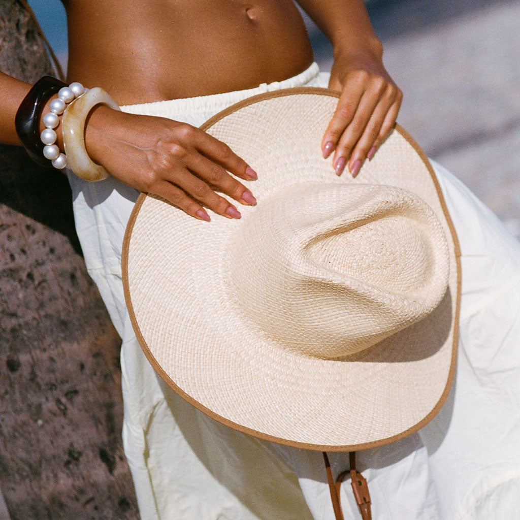 El Paseo Straw Cowboy Hat Made by Minga