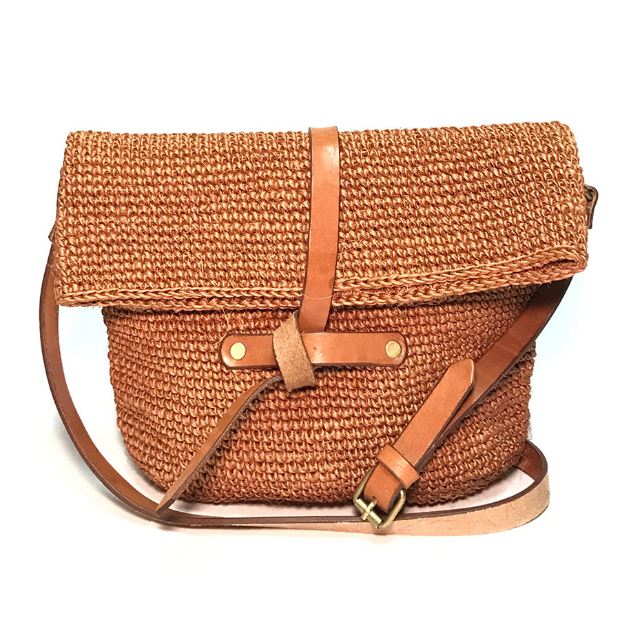 Nordstrom, Bags, Nordstrom Genuine Leather Olivebrown Woven Leather  Crossbody Bag