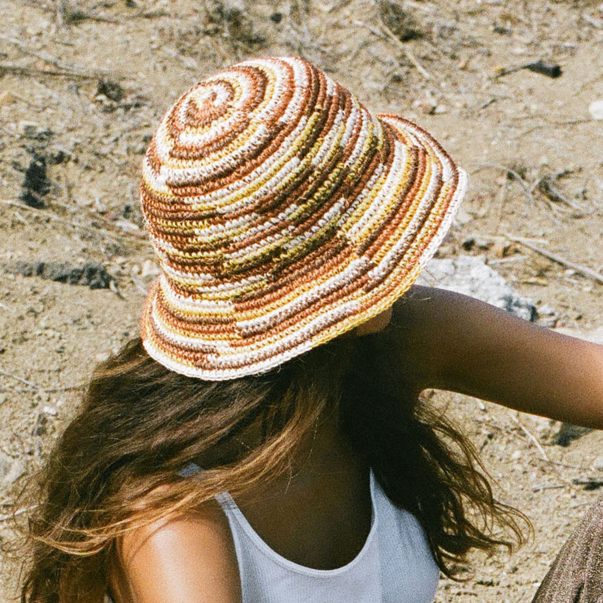 Crochet bucket hat on sale