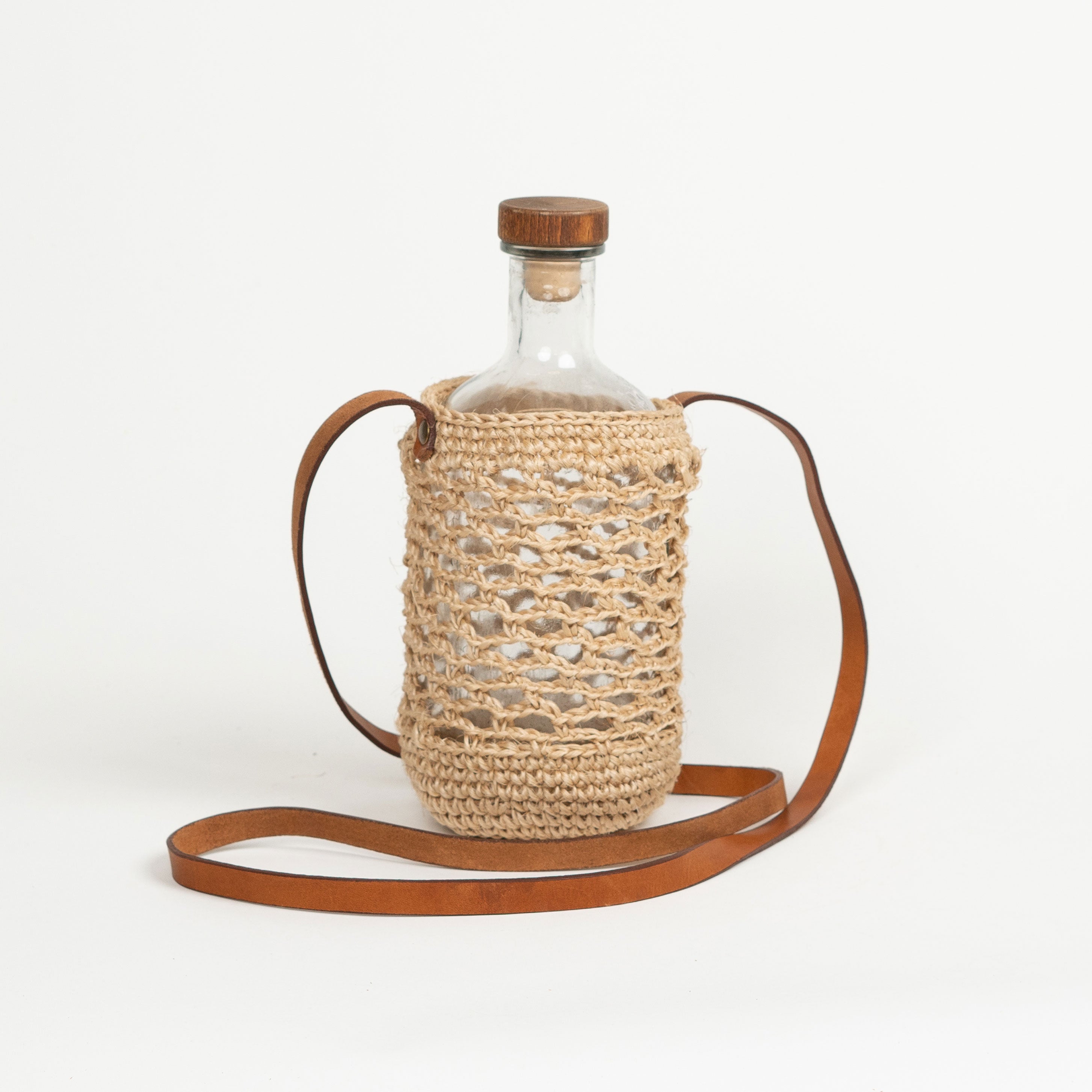 Jessy Natural Fiber Water Bottle Holder